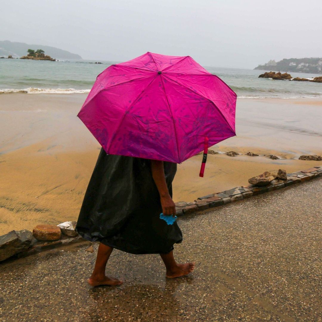 Desde las últimas horas del domingo, Acapulco registra precipitaciones asociadas a la Tormenta Tropical Boris