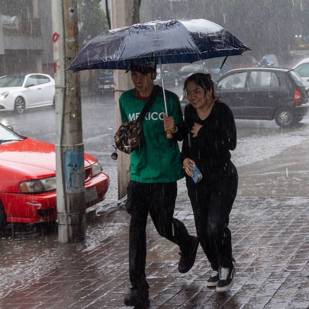 Lluvia intensa en la Ciudad de México el 12 de julio de 2026. Foto: Cuartoscuro | Archivo