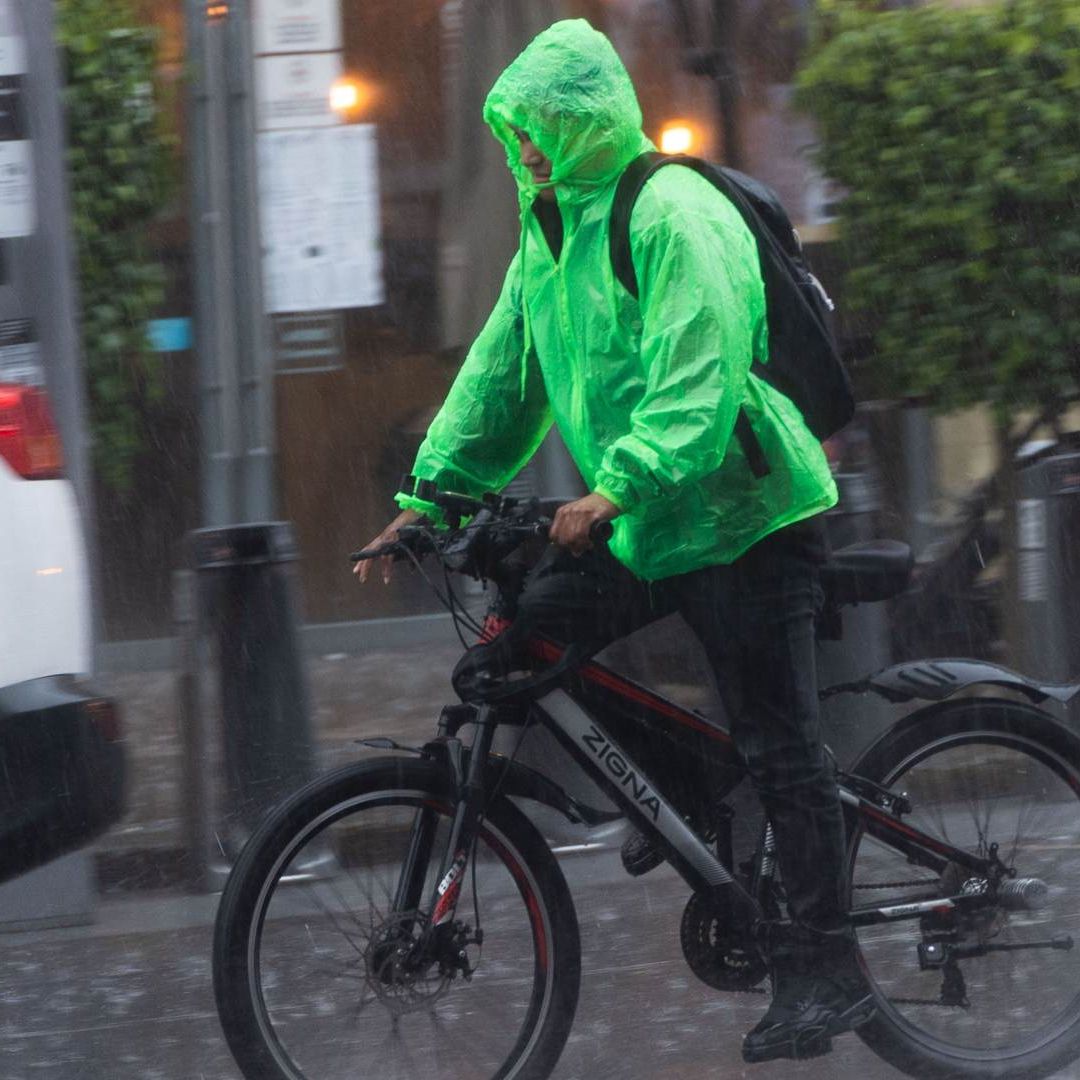 Intensa lluvia en Cuauhtémoc, CDMX, el 12 de julio 2026. Foto: Cuartoscuro | Archivo