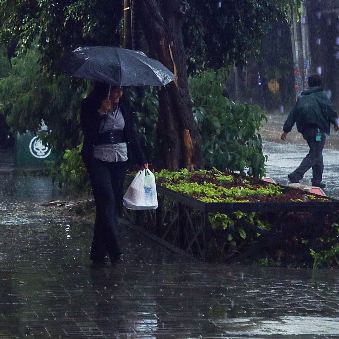 Lluvia con granizo en la CDMX en junio 2026. Foto: Cuartoscuro | Archivo
