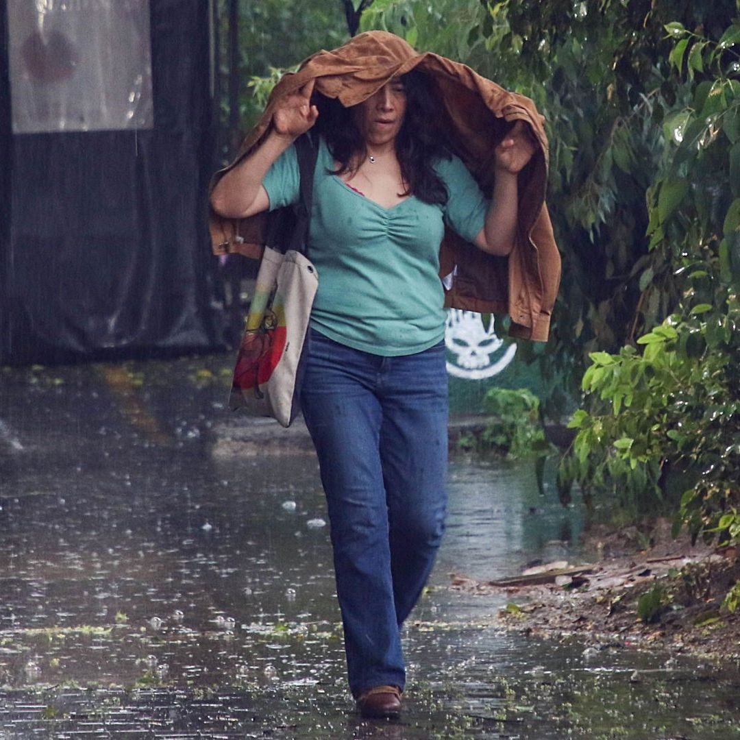 Fuerte lluvia acompañada de granizo en la CDMX el 22 de junio 2026. Foto: Cuartoscuro | Archivo