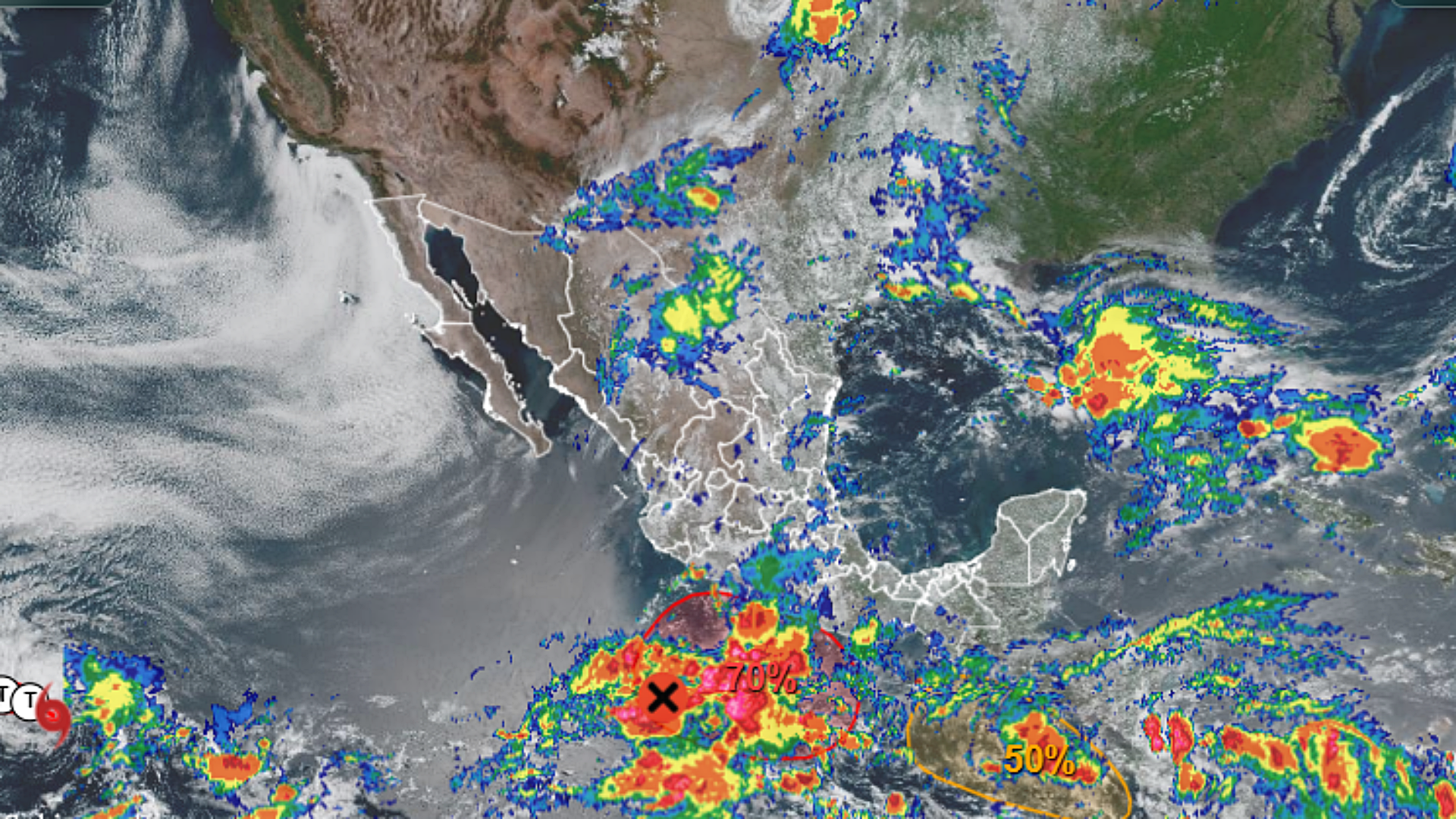 Fenómenos meteorológicos en México el 4 de junio de 2026