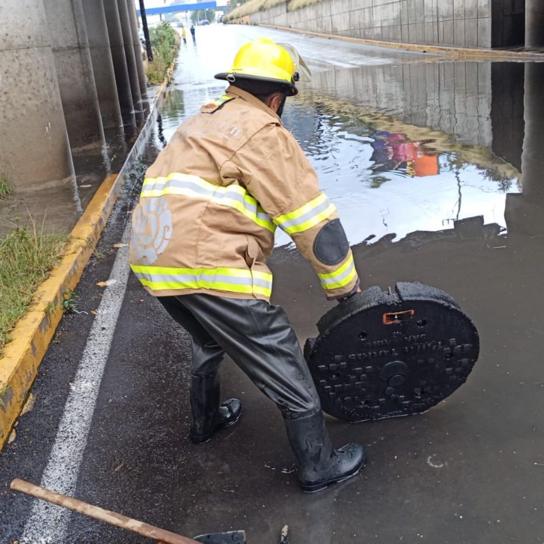 Lluvias Afectaciones Viviendas Calles Inundadas Oriental San Andrés Cholula Puebla