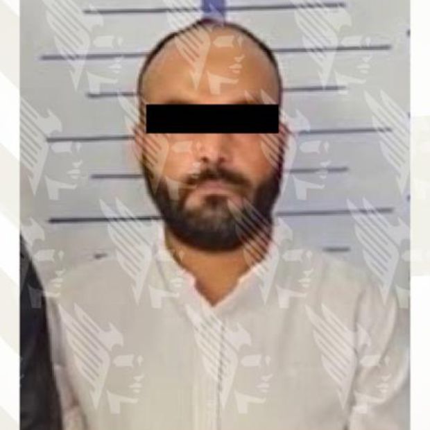 Luis Miguel 'N', exsecretario de Seguridad Pública de Aquixtla, detenido en Hidalgo.