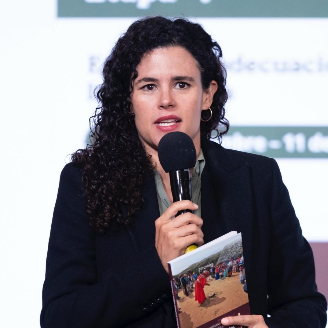 Luisa María Alcalde,  consejera jurídica de la Presideno de la República.