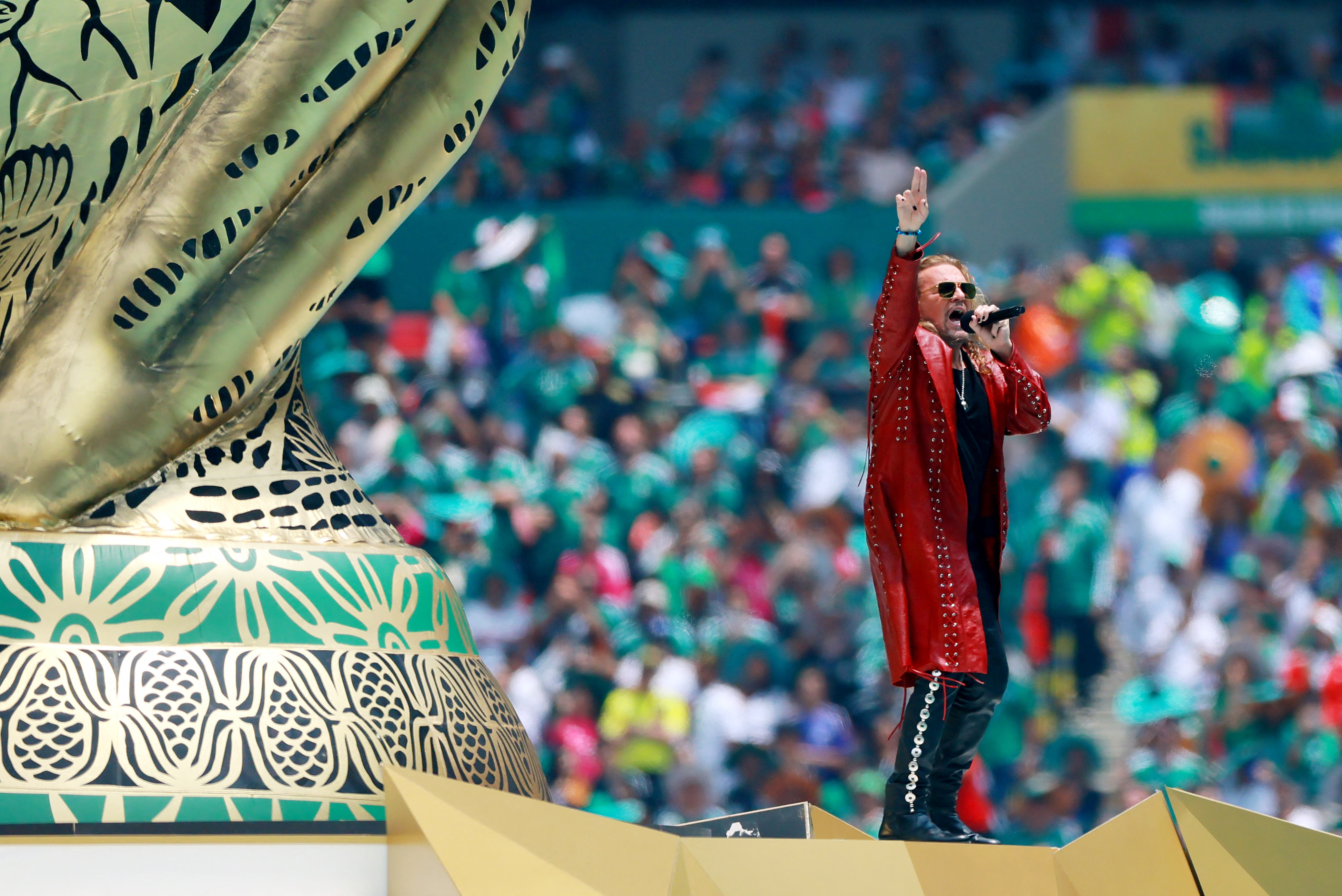 Fher, vocalista de Maná, en concierto el 11 de junio por inauguración del Mundial 2026.