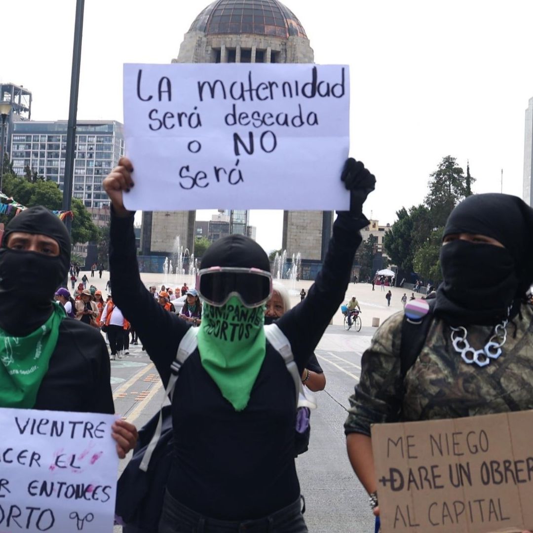 Marcha en la Ciudad de México.