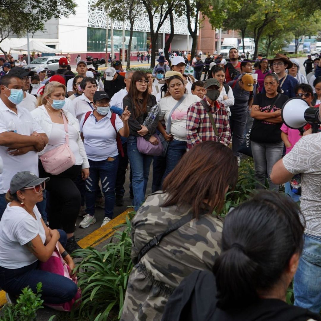 Bloqueo en la Ciudad de México.