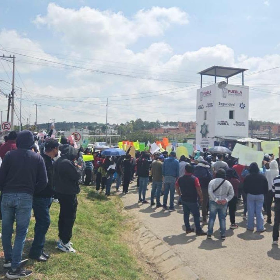 Protesta en el Penal de San Miguel, Puebla.
