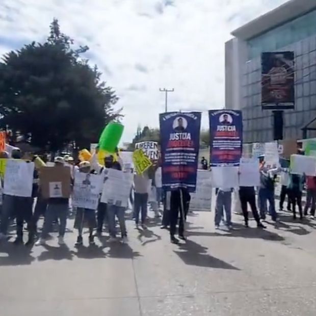 Manifestación Liberación Steven N Homicidio Niño San Baltazar Tetela Casa Justicia Puebla