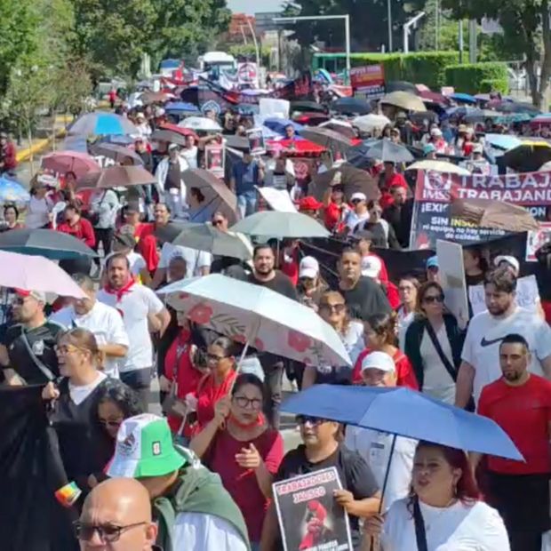 manifestación IMSS Guadalajara