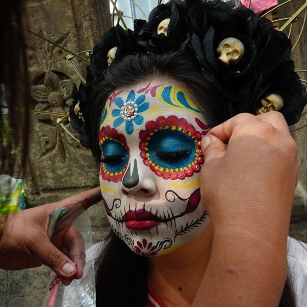 Ideas Maquillaje Catrina Catrín Niña Niño Halloween 2026
