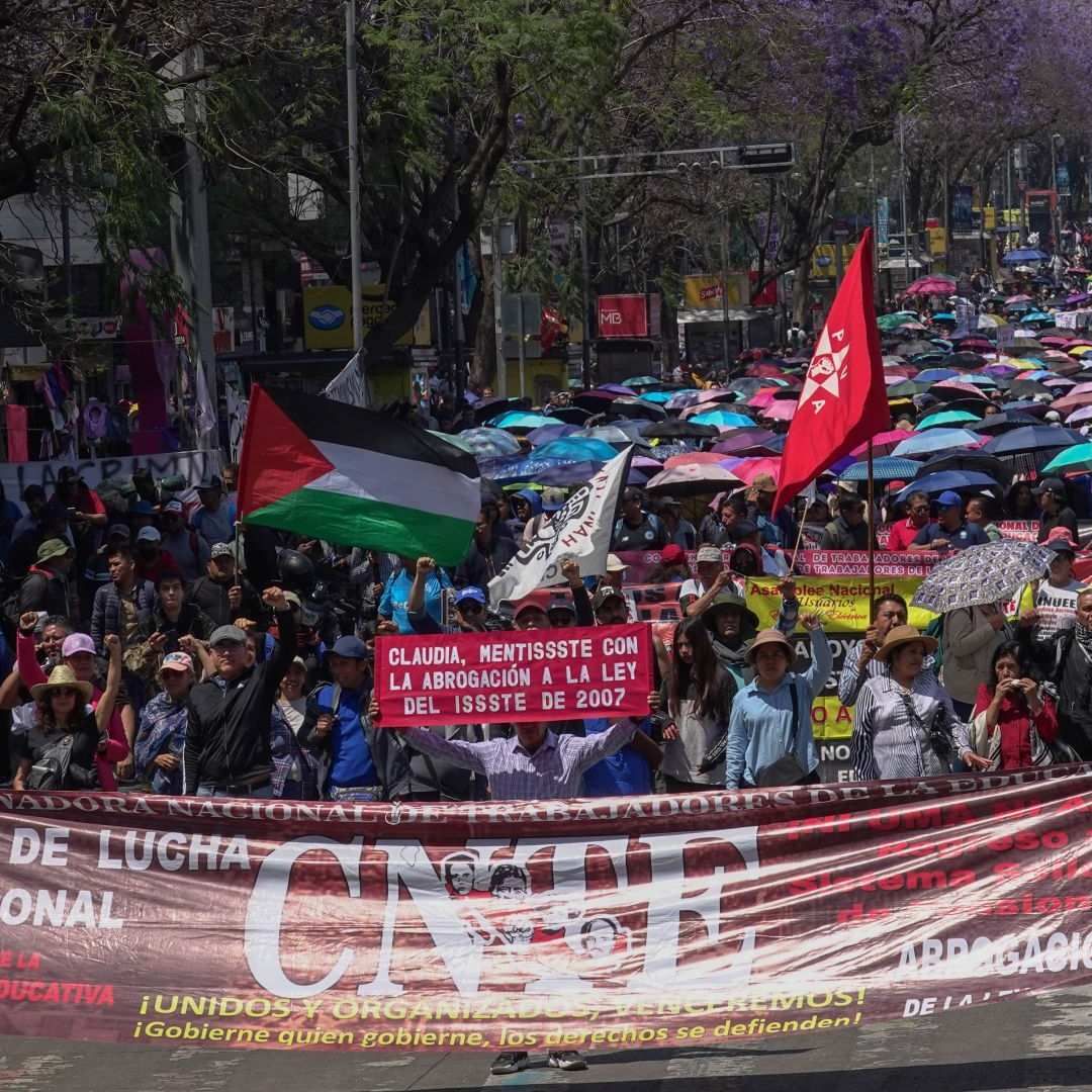 CNTE realizará megamarcha mayo 2026