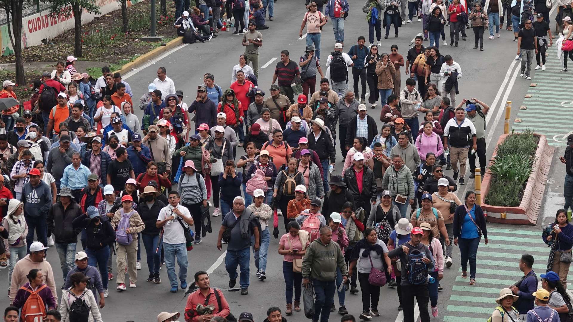 Marcha de la CNTE en la Ciudad de México en junio 2026. Foto: Cuartoscuro
