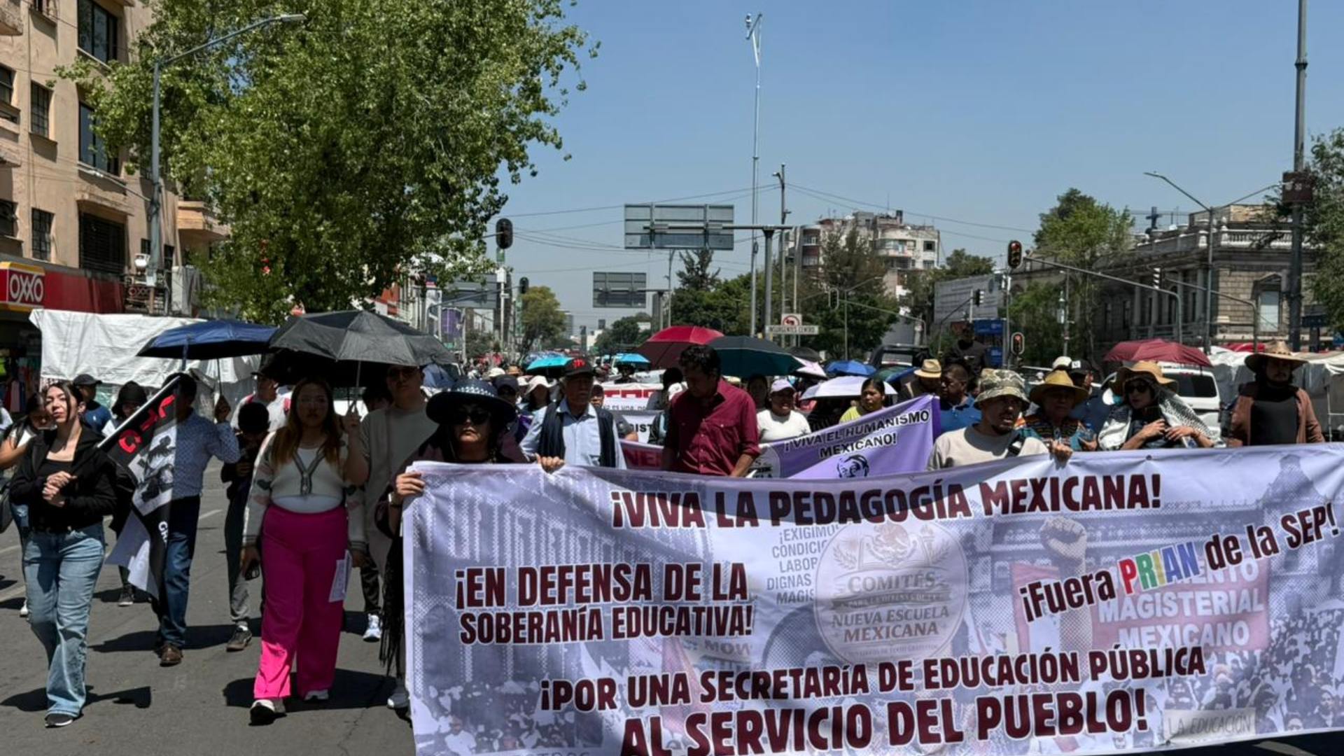 Marcha CNTE Hoy en CDMX: Ruta de la Manifestación de Maestros este ...