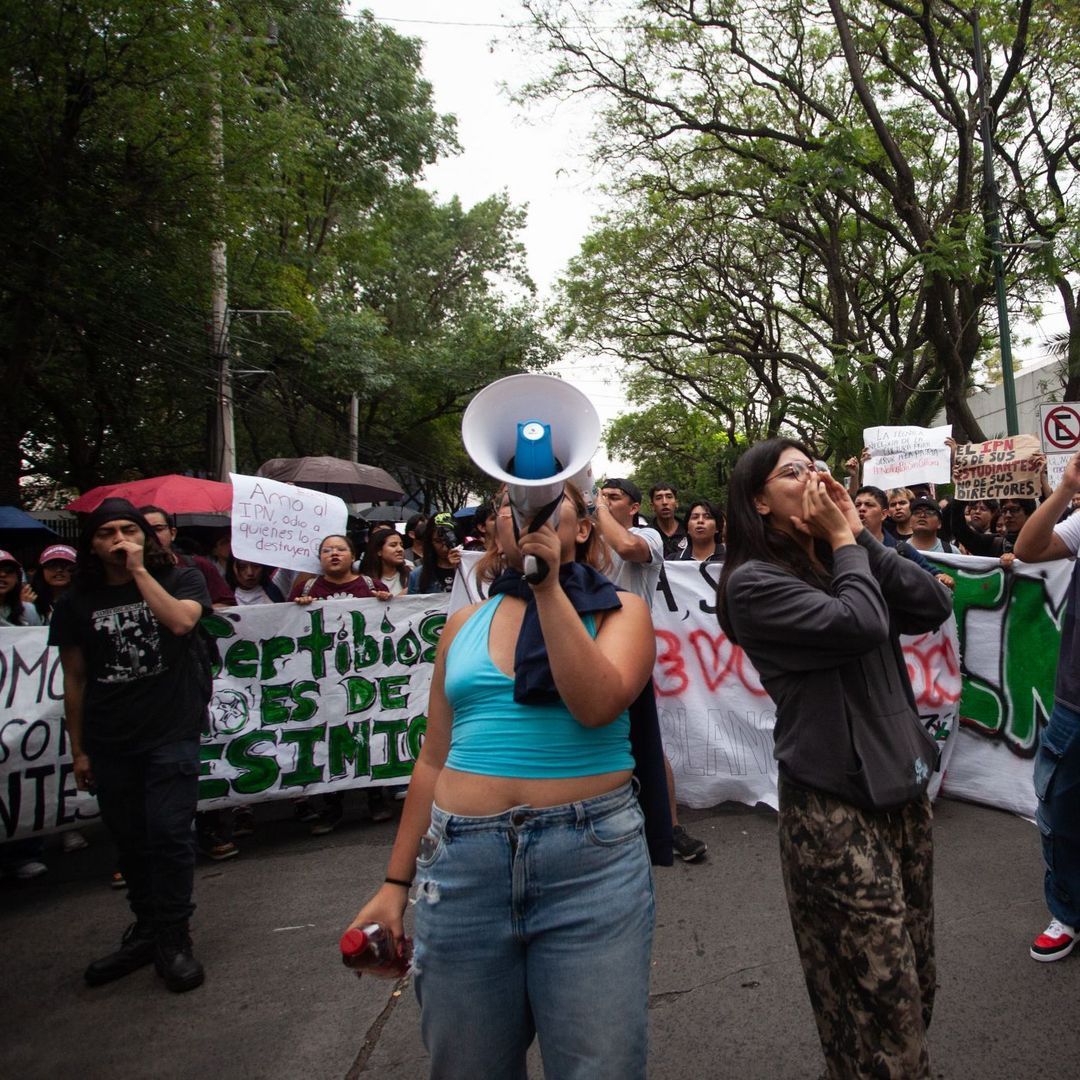 Marcha del Instituto Politécnico Nacional, en CDMX