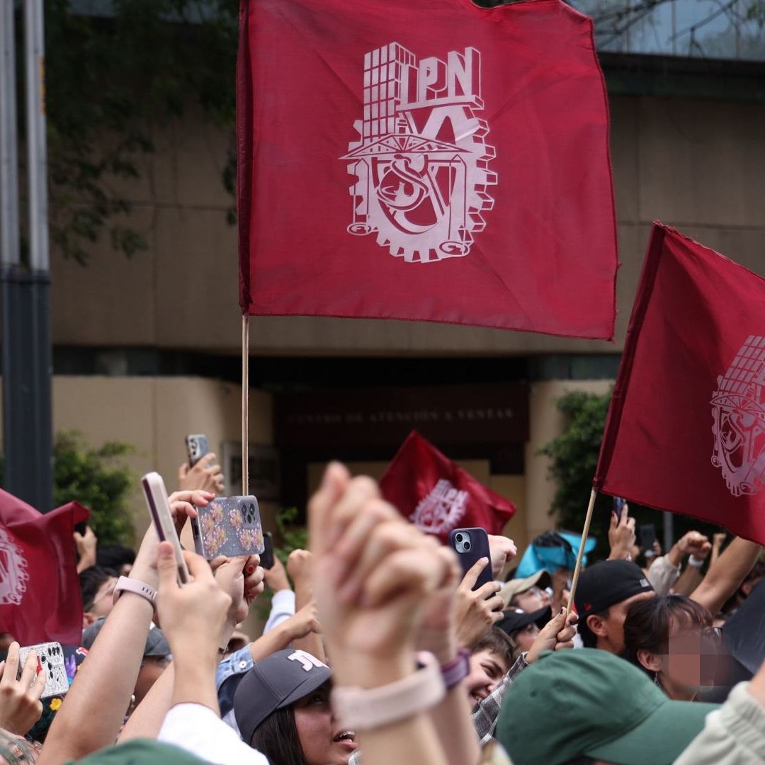 Marcha de alumnos del Instituto Politécnico Nacional en la CDMX el 13 de mayo 2026. Foto: Cuartoscuro | Archivo