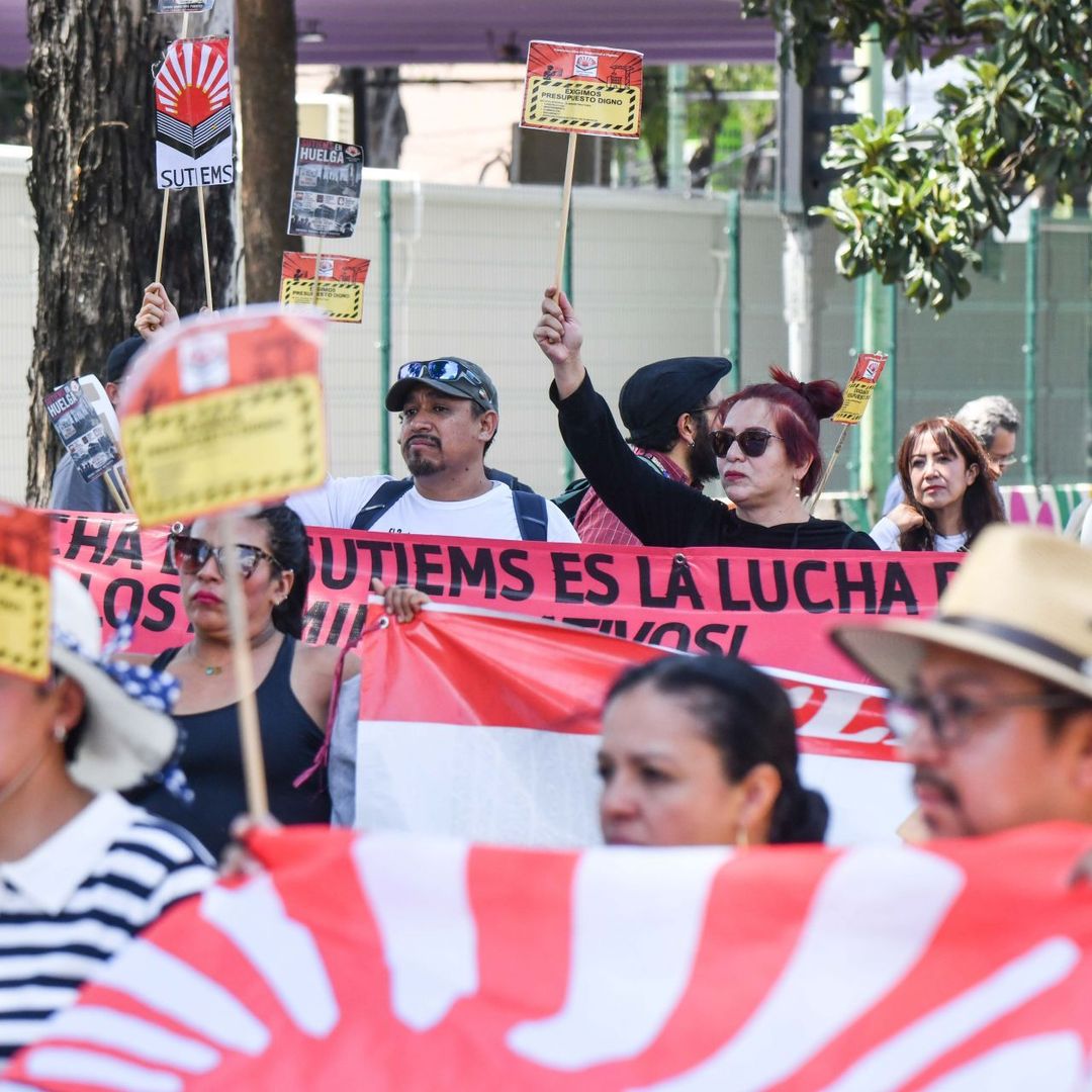 Marcha de maestros en CDMX