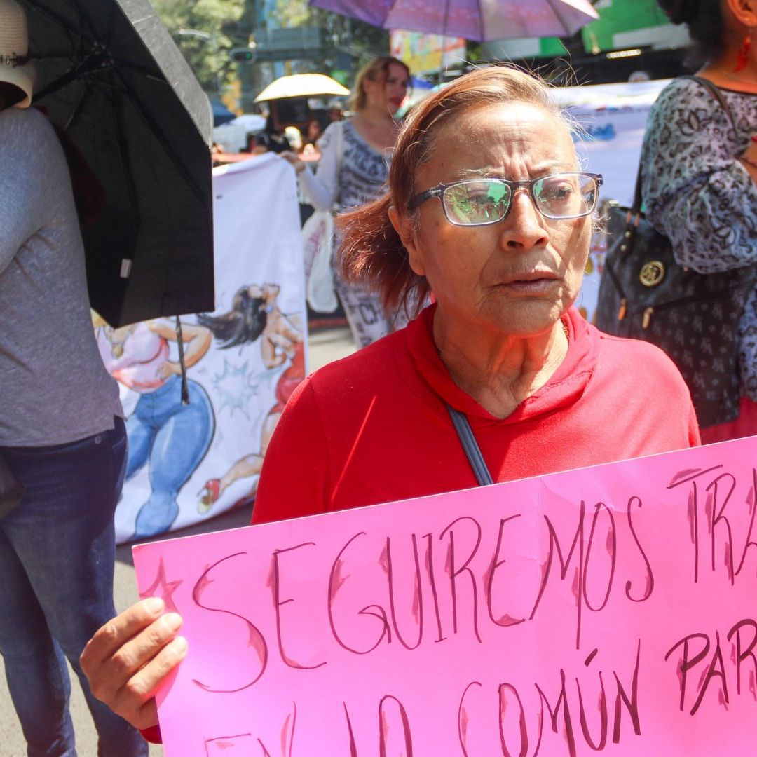 Marcha de trabajadoras sexuales el 1 de mayo de 2026 en la Ciudad de México
