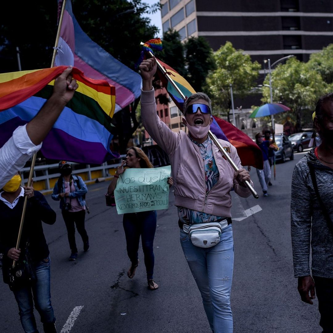 Protesta en CDMX por asesinatos de personas homosexuales y transexuales, en septiembre 2020. Foto: Cuartoscuro | Archivo