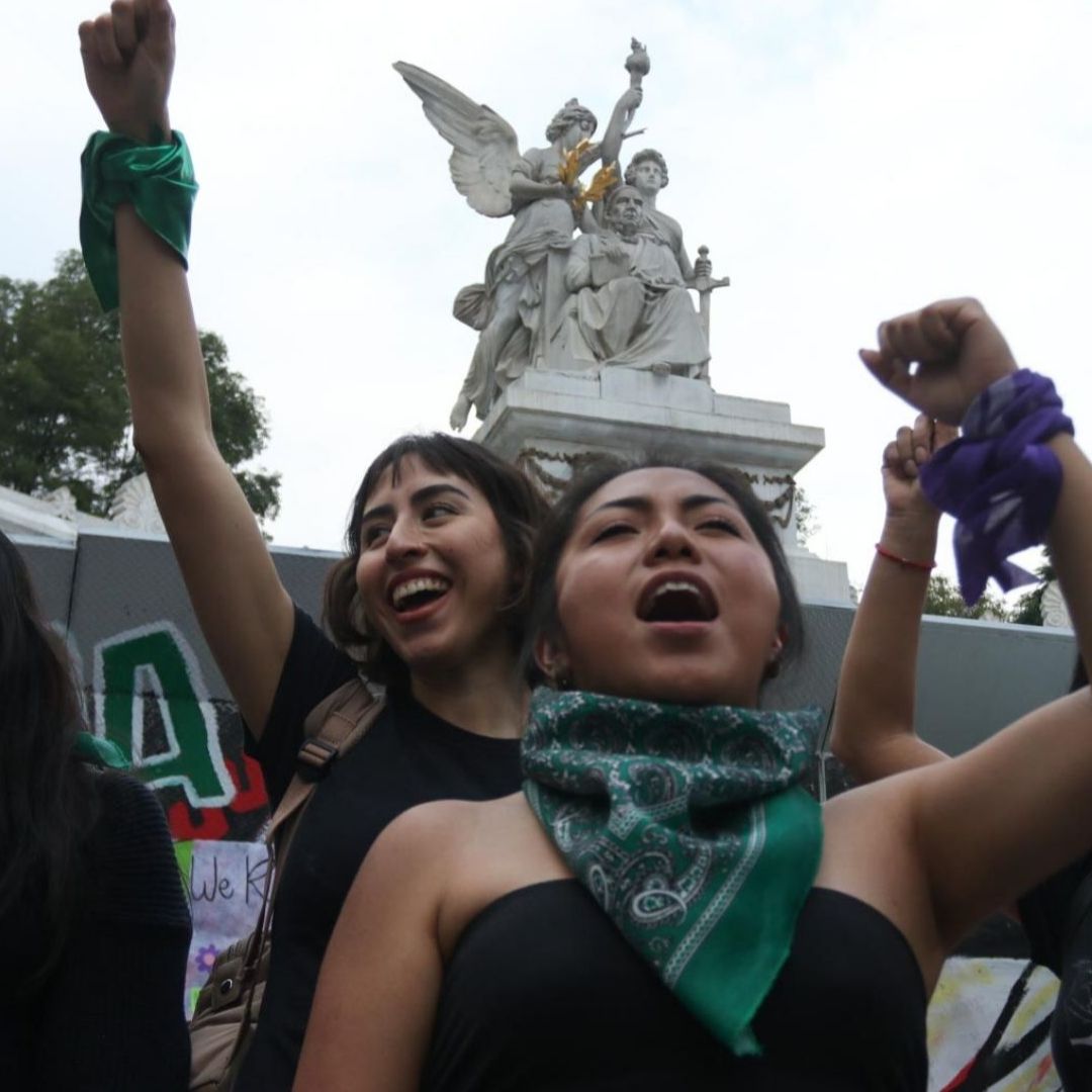 Protesta de colectivas feministas