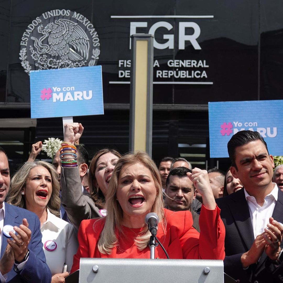 Maru Campos, gobernadora de Chihuahua, en la FGR