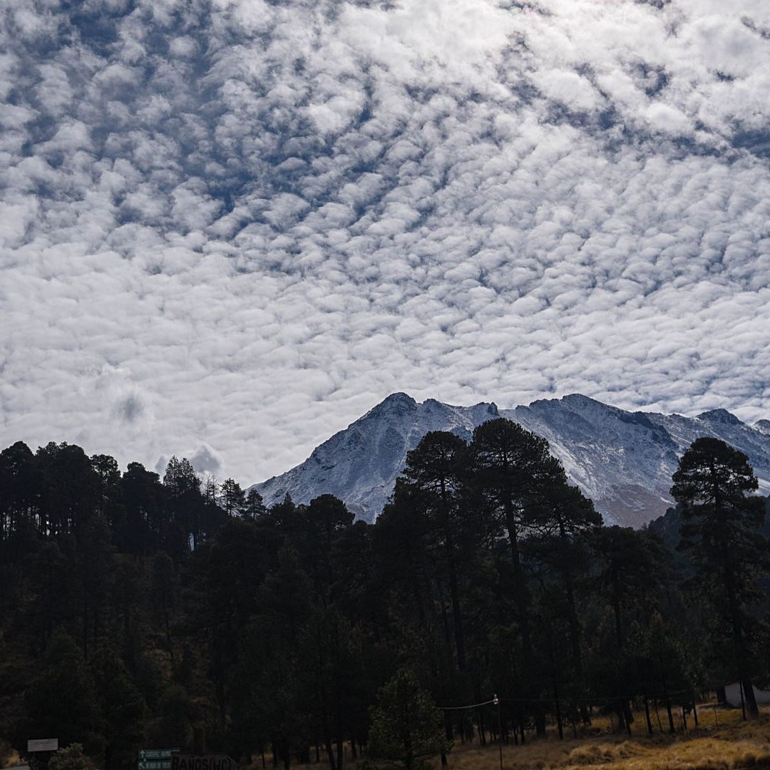 Nevado de Toluca durante paso del frente frío 29 en enero de 2026. Foto: Cuartoscuro | Archivo