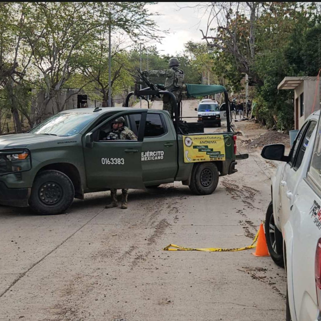 Movilización por hallazgo de un hombre asesinado en Culiacán, Sinaloa