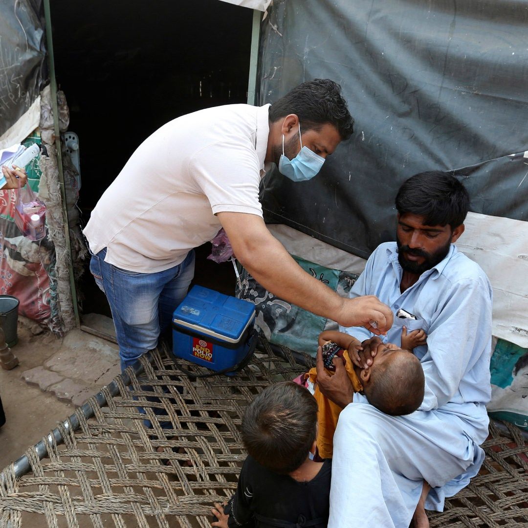 Campaña de vacunación en Pakistán