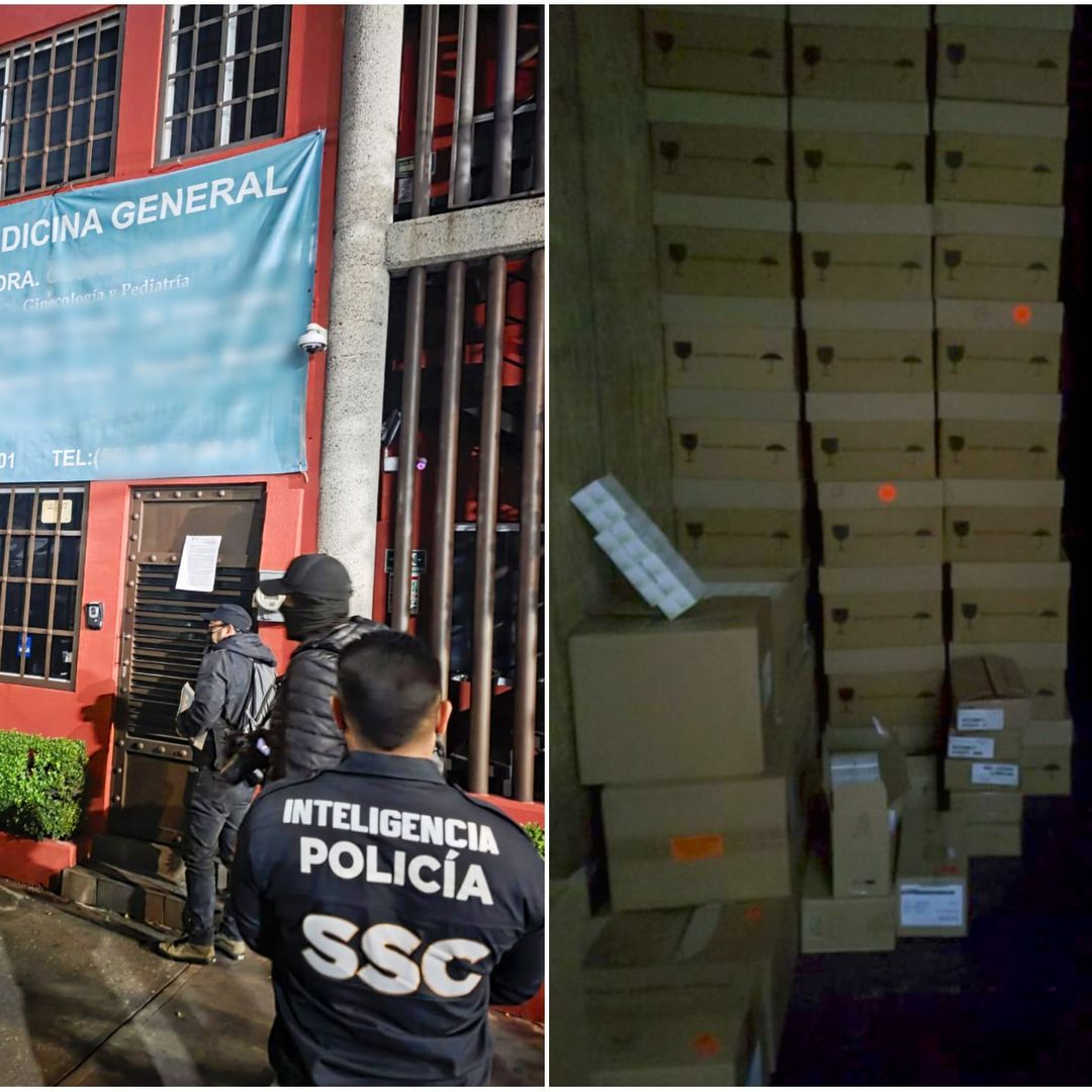 Medicinas robadas en el Edomex
