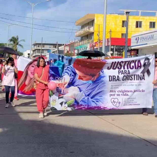 La comunidad médica de Coatzacoalcos se une para exigir justicia por el feminicidio de Cristina Ramos