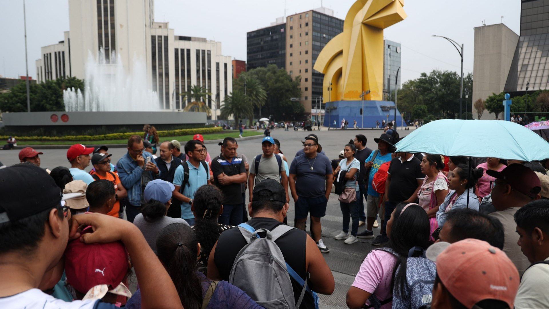 Protesta de la CNTE en la CDMX
