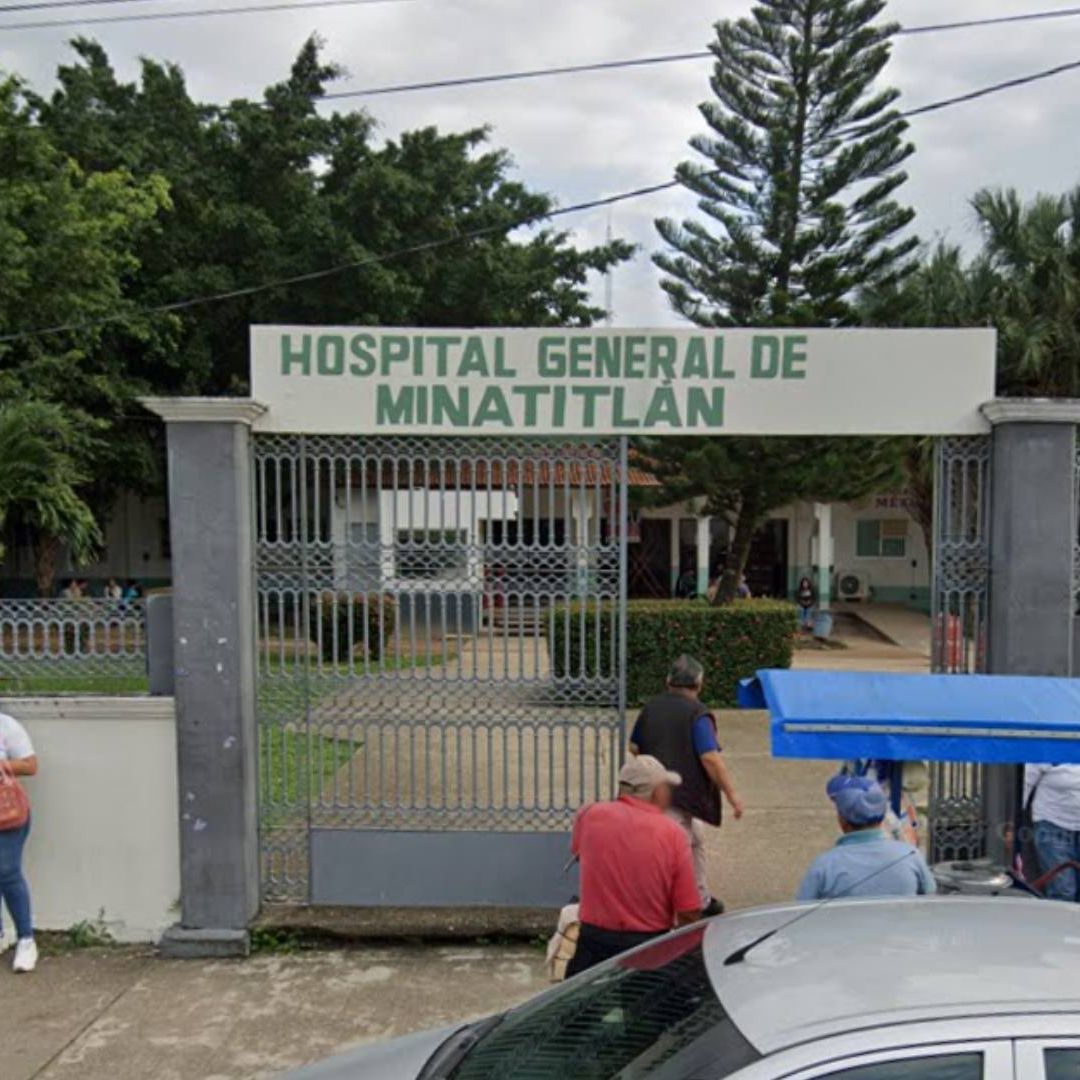 Instalaciones del hospital general de Minatitlán