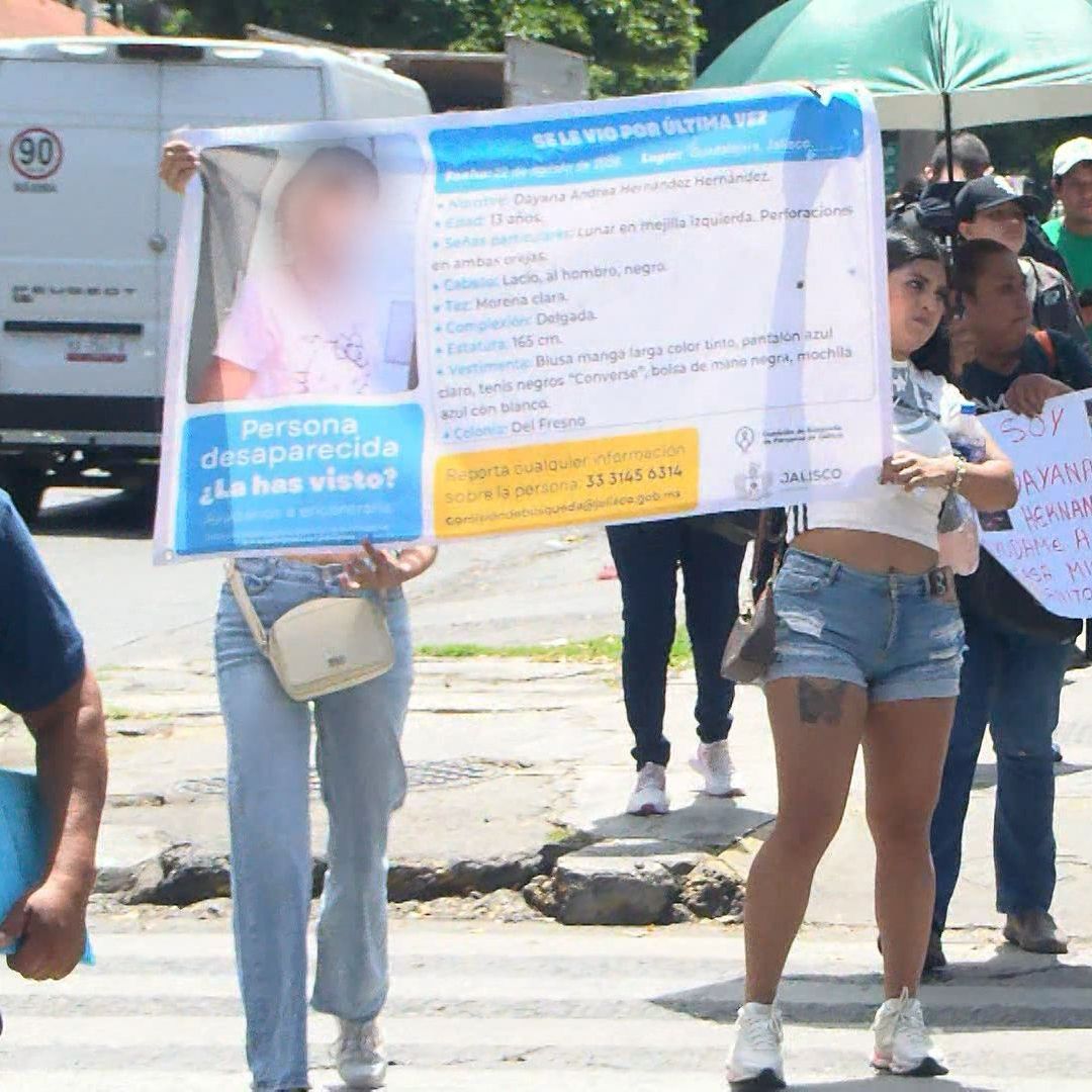 Marcha por desaparecidos en Jalisco