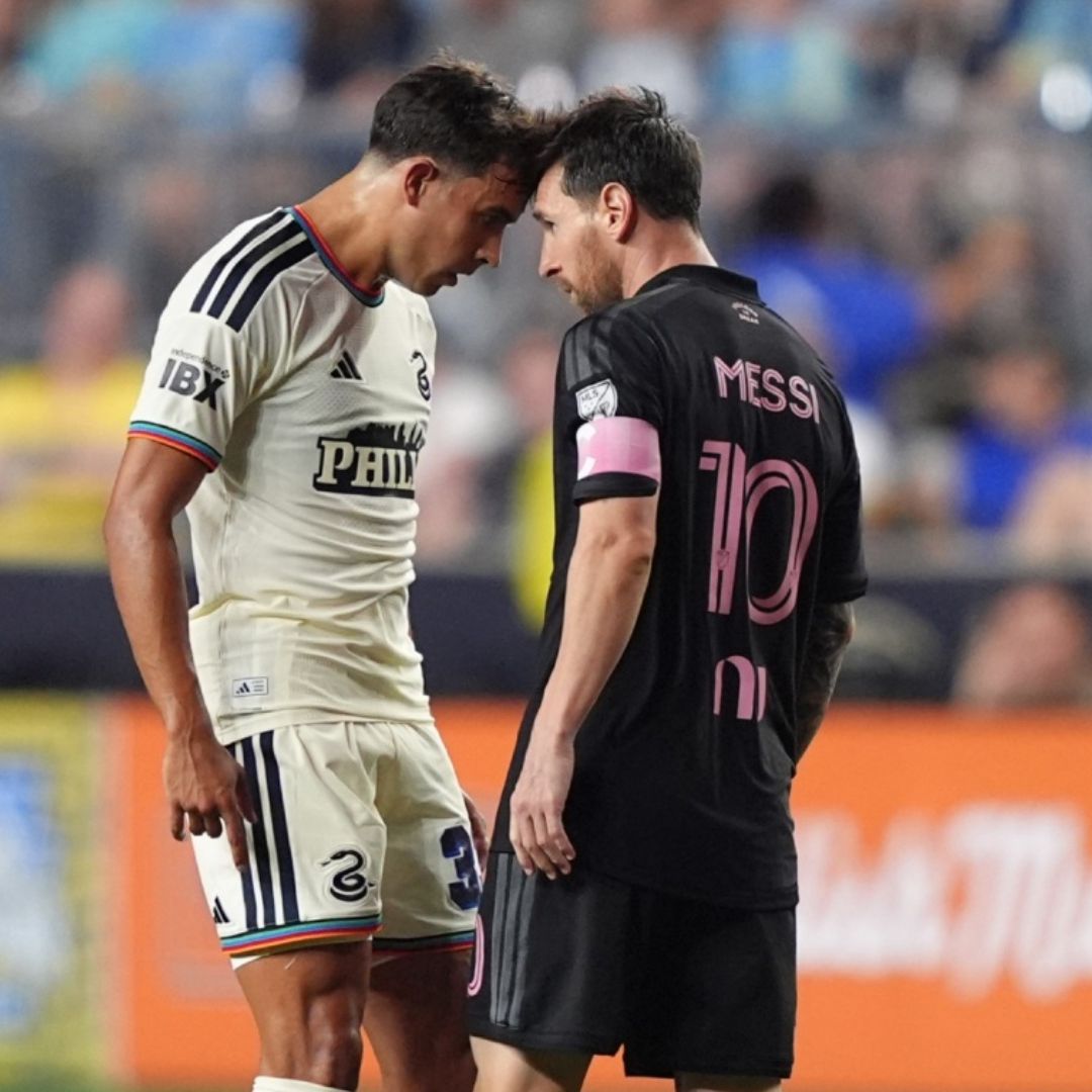 Lionel Messi se encaró con el futbolista Quinn Sullivan al final del partido entre Inter Miami y el Philadelphia Union.