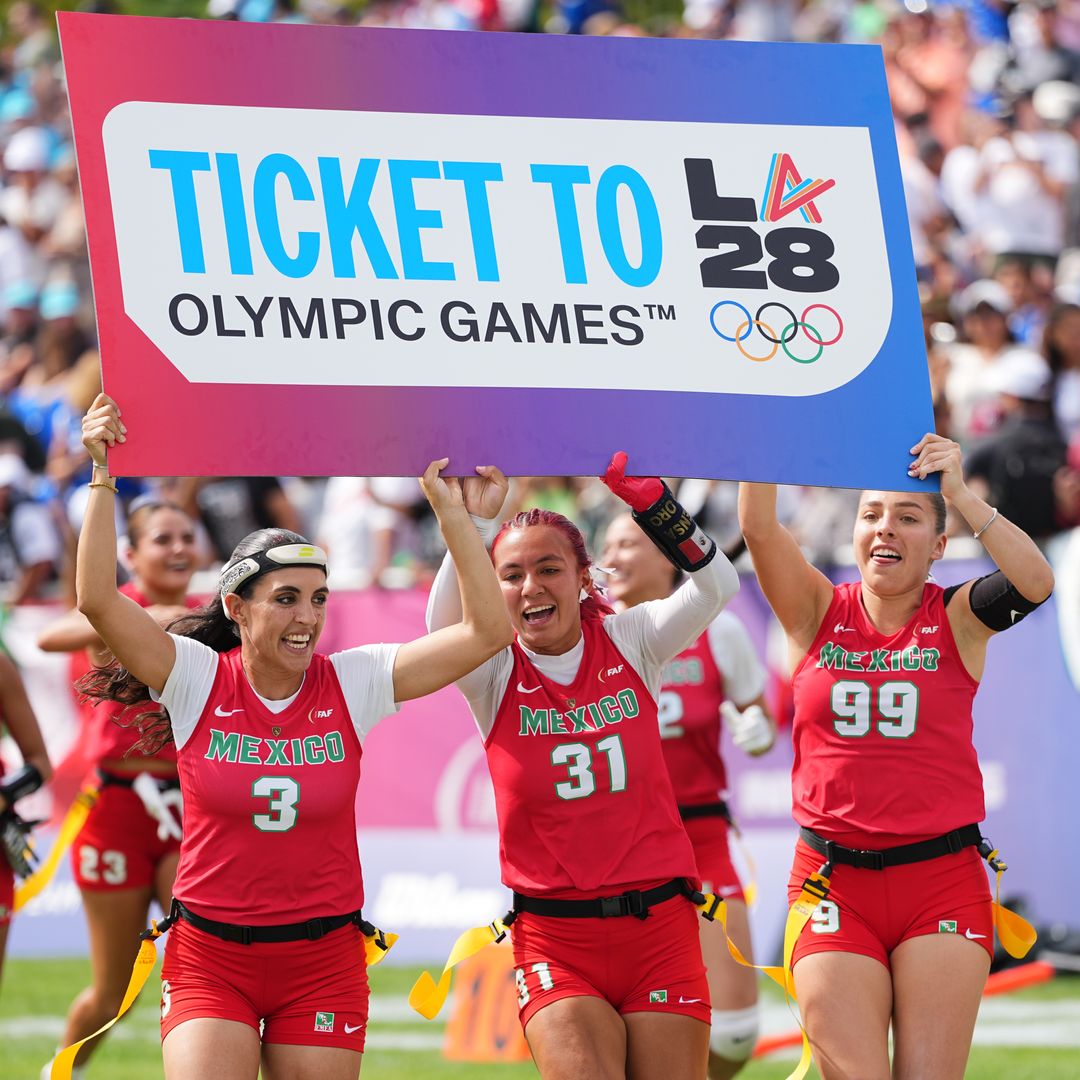 Mexicanas ganan tercer lugar en Mundial de Flag Football y consiguen boletos a los olímpicos 2028