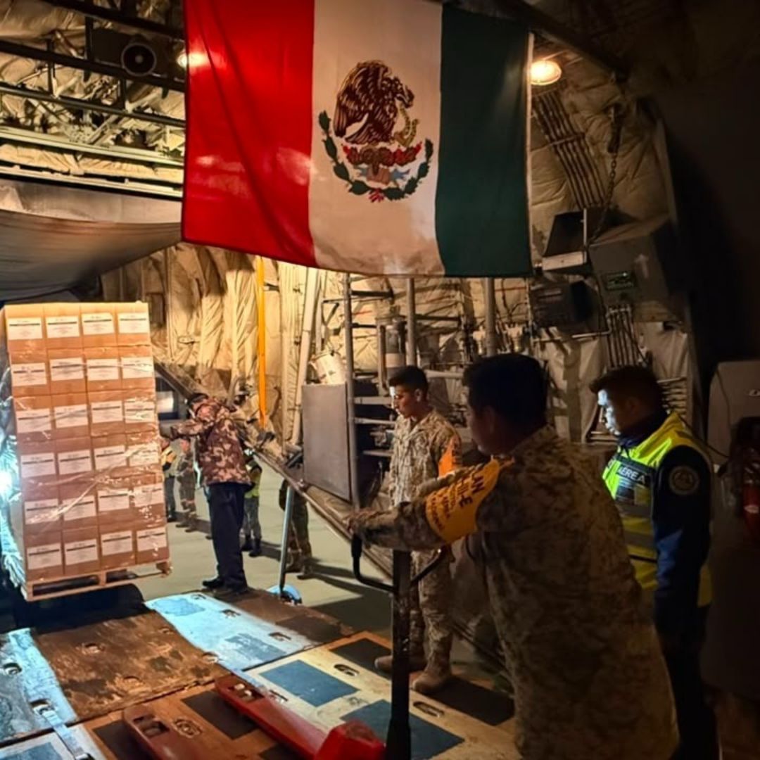 México envía ayuda humanitaria a Colombia