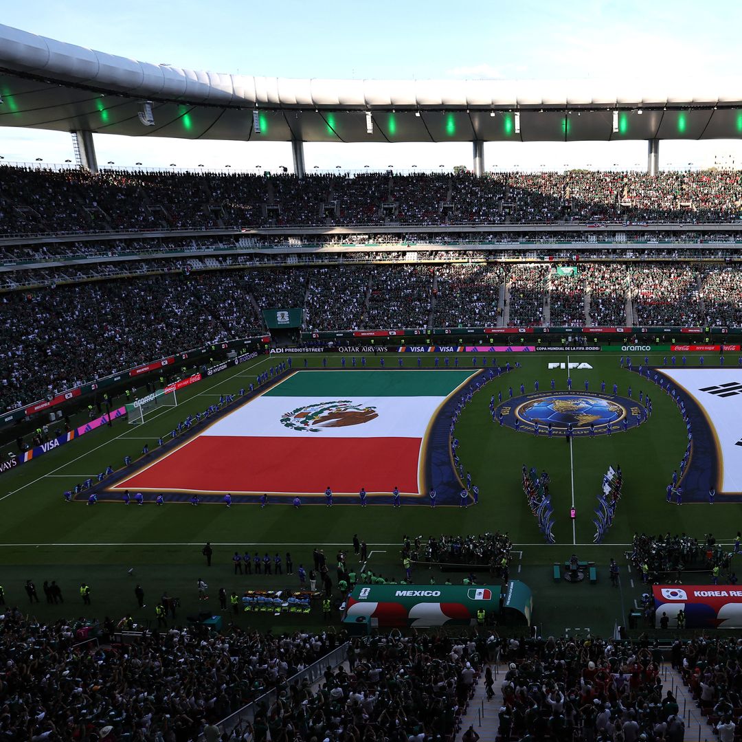 Partido México vs Corea del Sur en el estadio sede Guadalajara del Mundial 2026