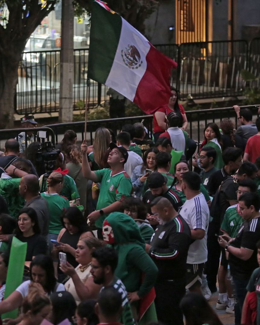 Seguidores de la Selección Nacional el 16 de junio 2026 cuando el equipo llegó a Guadalajara.