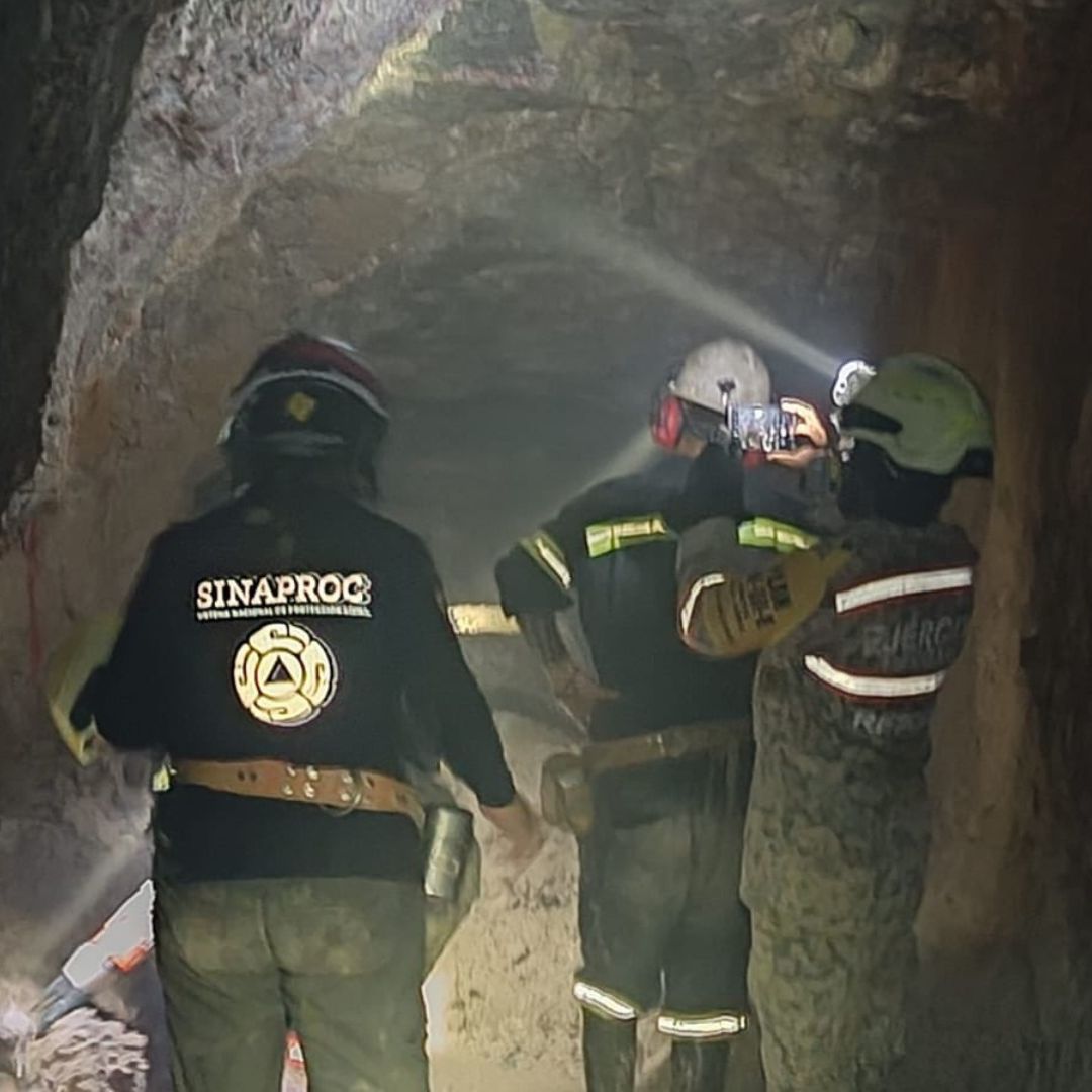 Los mineros quedaron atrapados tras colapso de Mina Santa Fe