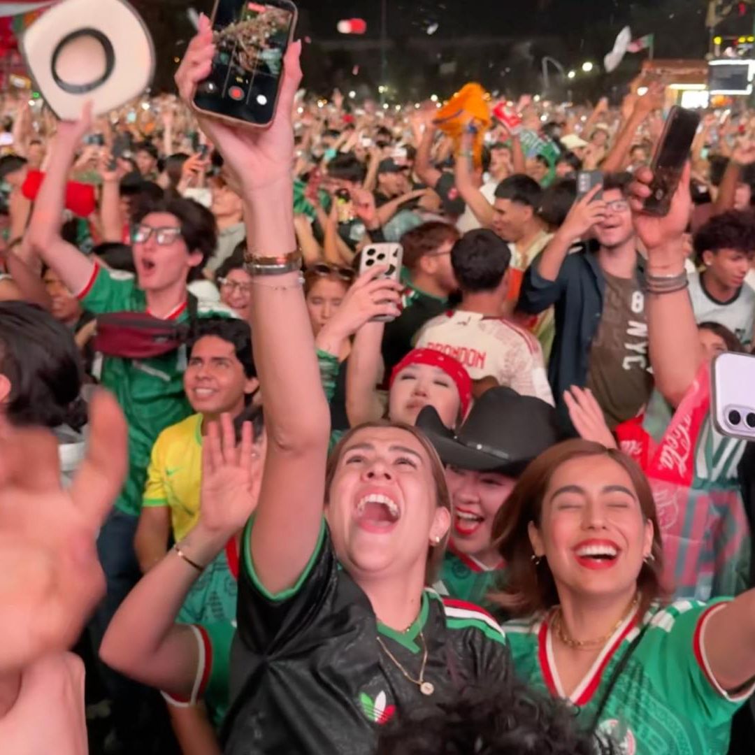 Celebran en Monterrey el triunfo de México ante Ecuador