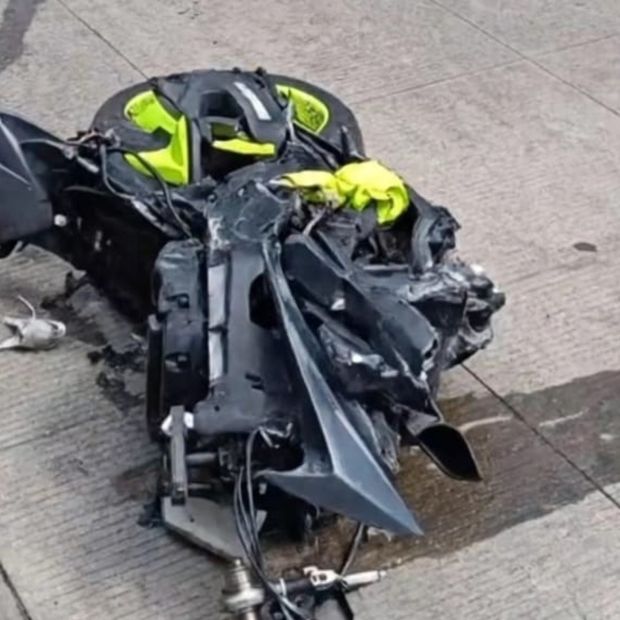 Muere motociclista en la Xalapa-Coatepec.