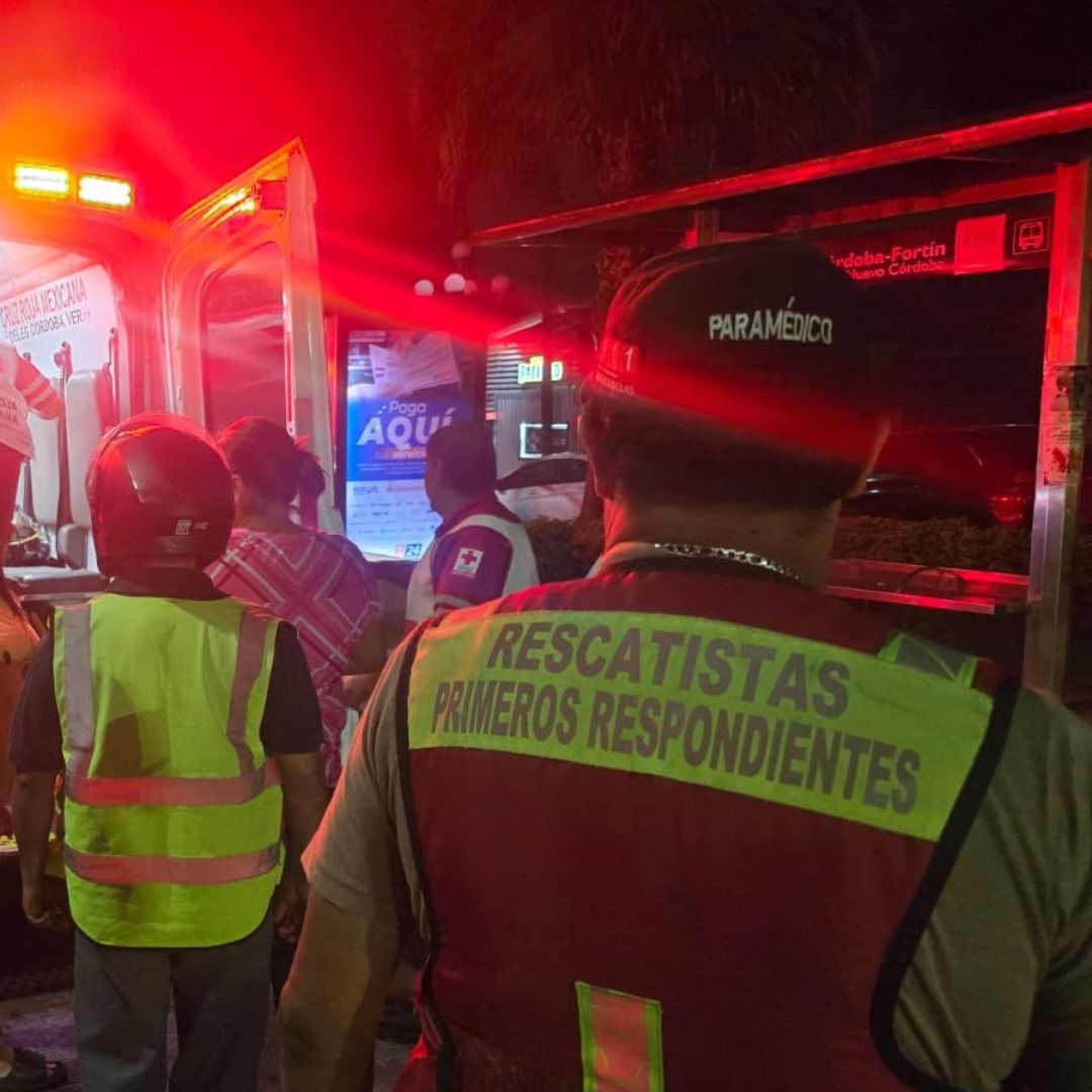 Accidente en bulevar Córdoba-Fortín deja motociclista lesionado