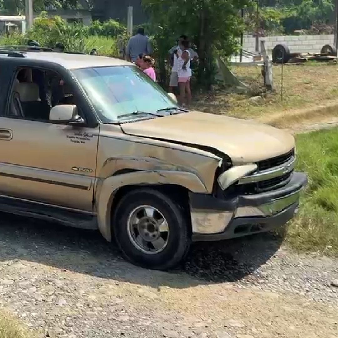 Motociclista Termina Lesionado al Ser Impactado por Carroza Fúnebre en Carretera Tuxpan-Tamiahua