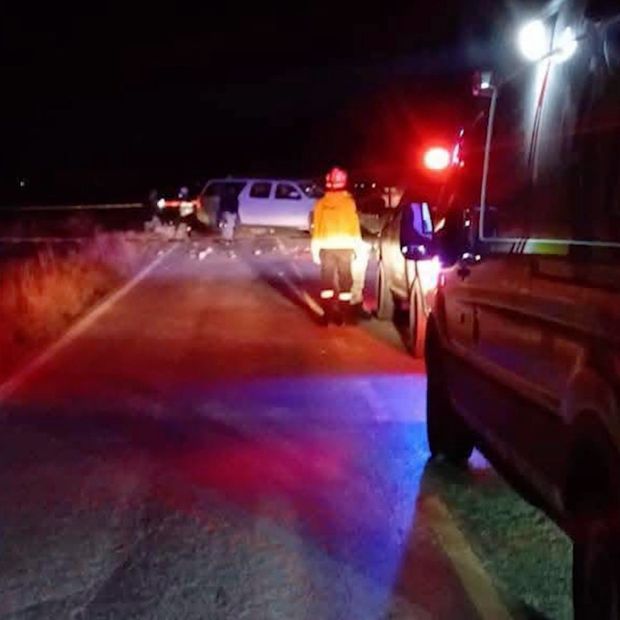 Paramédicos en accidente de moto en Galeana