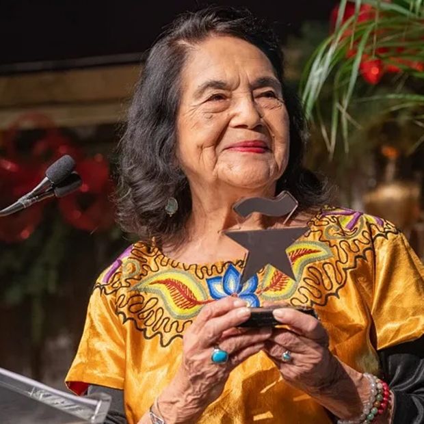 La líder de los derechos civiles Dolores Huerta. Foto: EFE | Archivo
