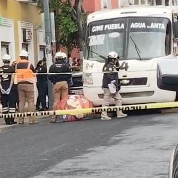 Mujer Muerta Atropellada Ruta 4 Transporte Público Calle 3 Sur Centro Histórico Puebla