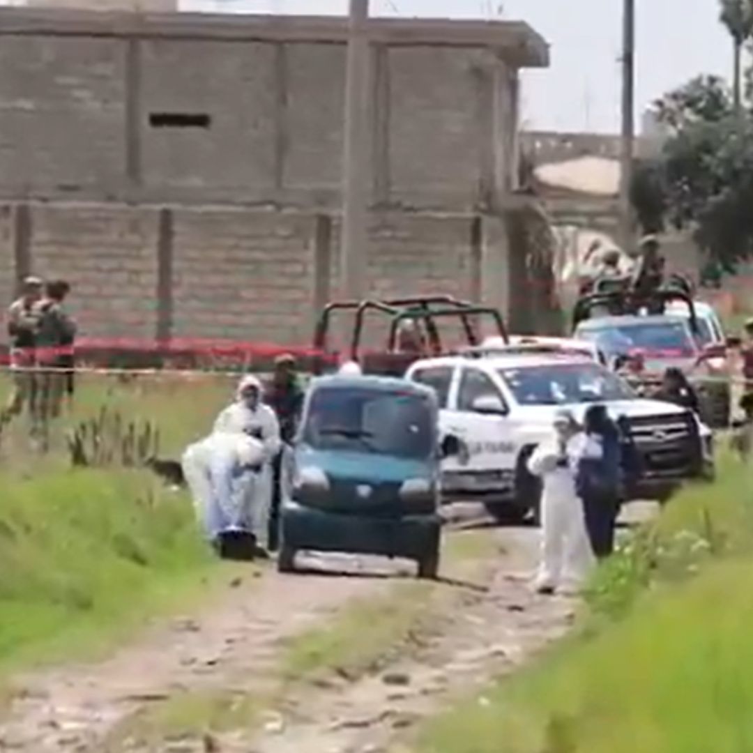Homicidio Hombre Muerto a Balazos en Vehículo de La Resurrección Puebla