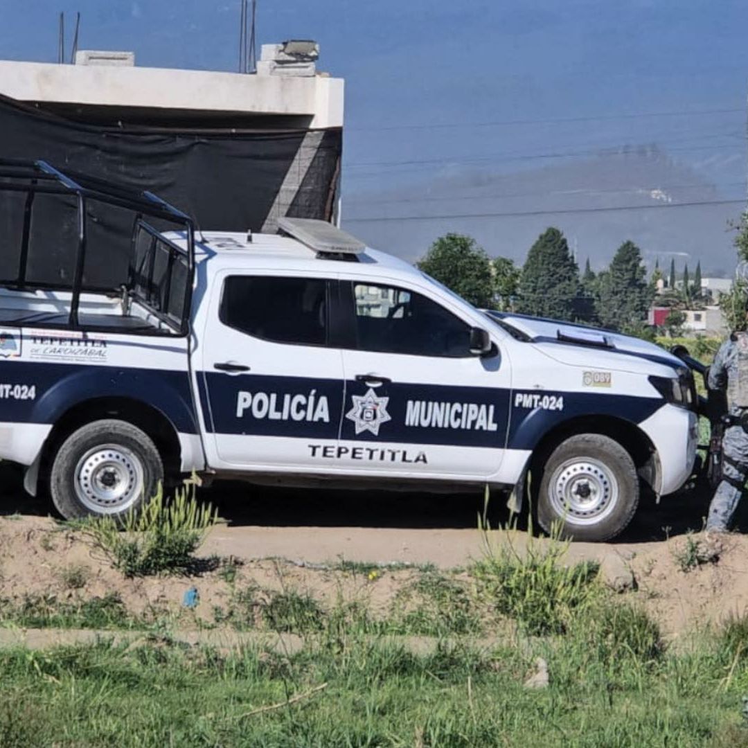 Hallan un hombre encintado en San Martín Texmelucan, Puebla.