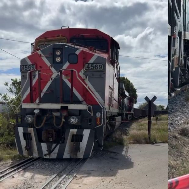 Muere hombre embestido por un tren en Coronango, Puebla.